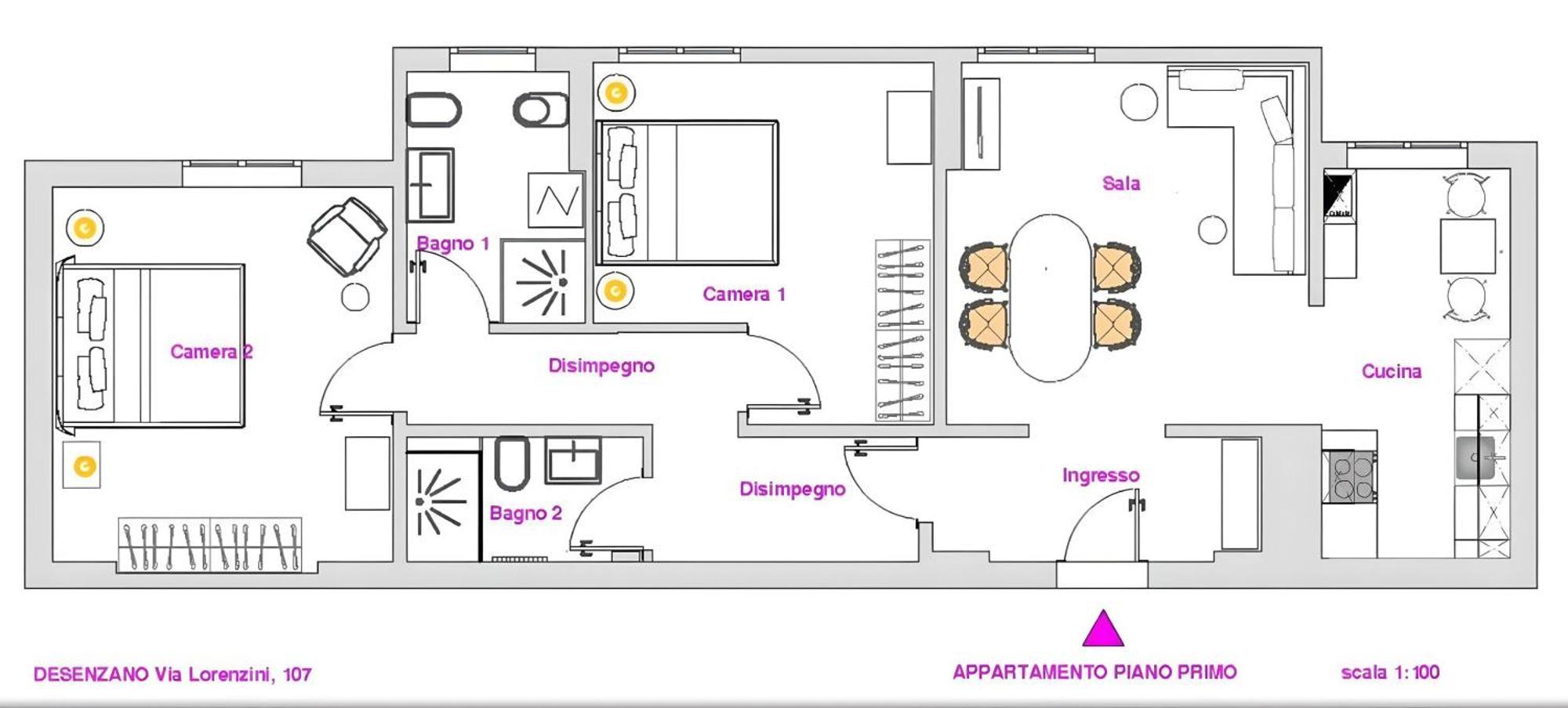 Desenzanoloft Official Partner Marriott Homes & Villas - A Casa Di Sara Family Apartment With Private Parking Desenzano del Garda Exterior foto